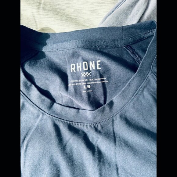 Lot of 5 EUC Rhone Reign Tshirts - Lt Blue, Lt Grey, Lilac, Grey, Navy - Large - Picture 7 of 7